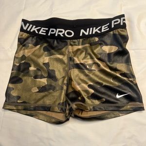 Metallic camo Nike pro spandex